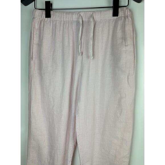 Quince 100% European Linen Pajama Set Pale Pink 2-Piece PJ Lot Women's Size XS - Picture 12 of 16